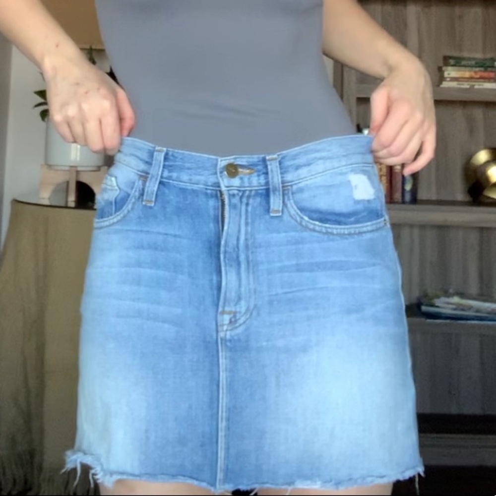 Frame denim mini skirt
